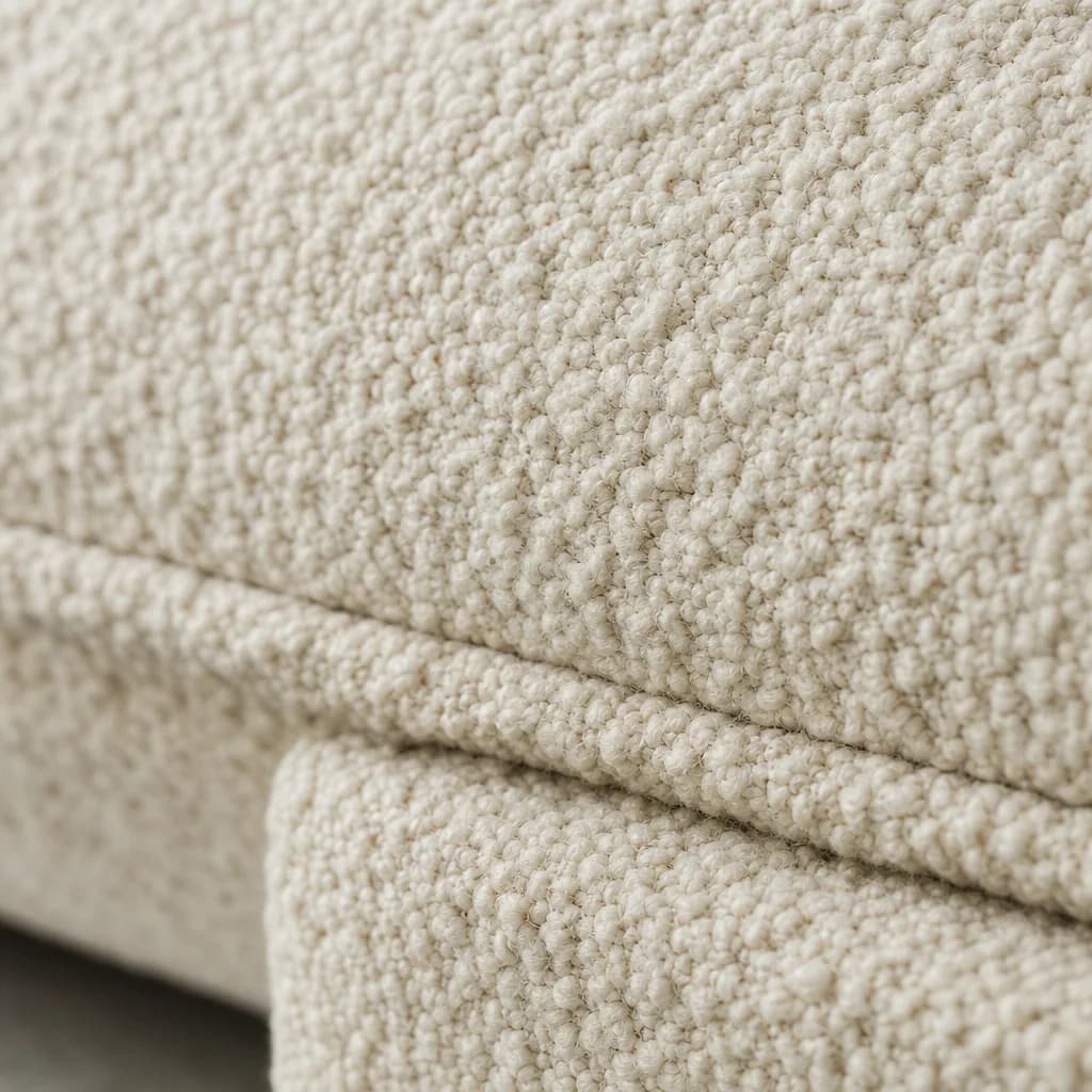 Detail example — bouclé macro